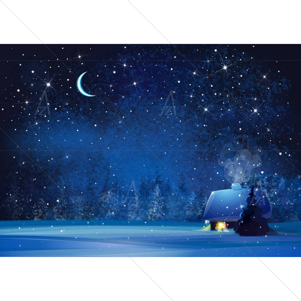 Winter Landscape D9 — custom-size art design 5005521