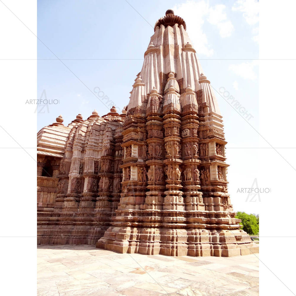 Khajuraho Temples D1 — custom-size art design 5005523
