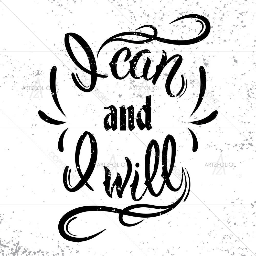 I Can & I Will — custom-size art design 5005530