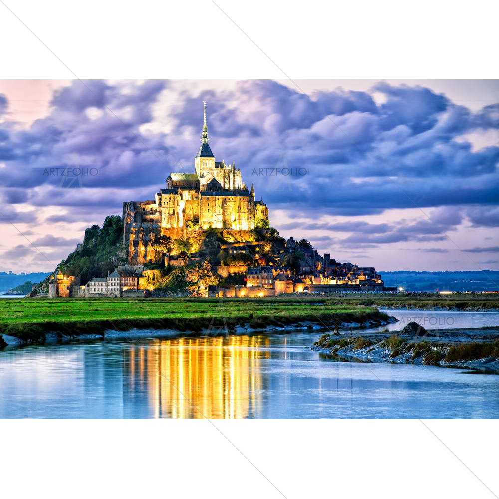 Mont Saint Michel France — custom-size art design 5005546