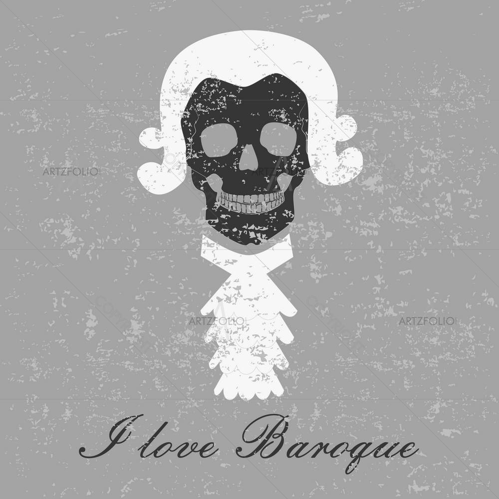 Baroque Skull — Baroque custom art by ArtzFolio