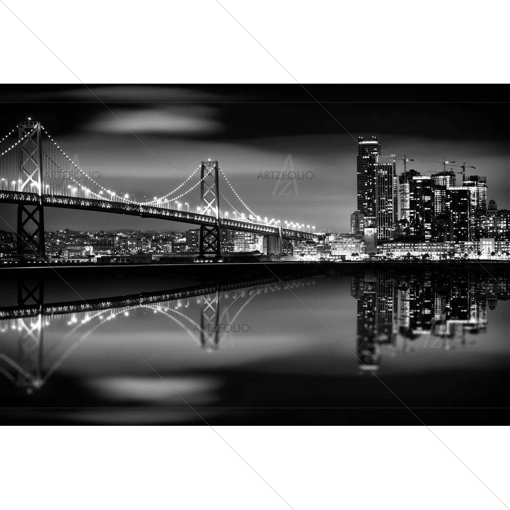 Bay Bridge & San Francisco Skyline, USA — Devotional custom art by ArtzFolio