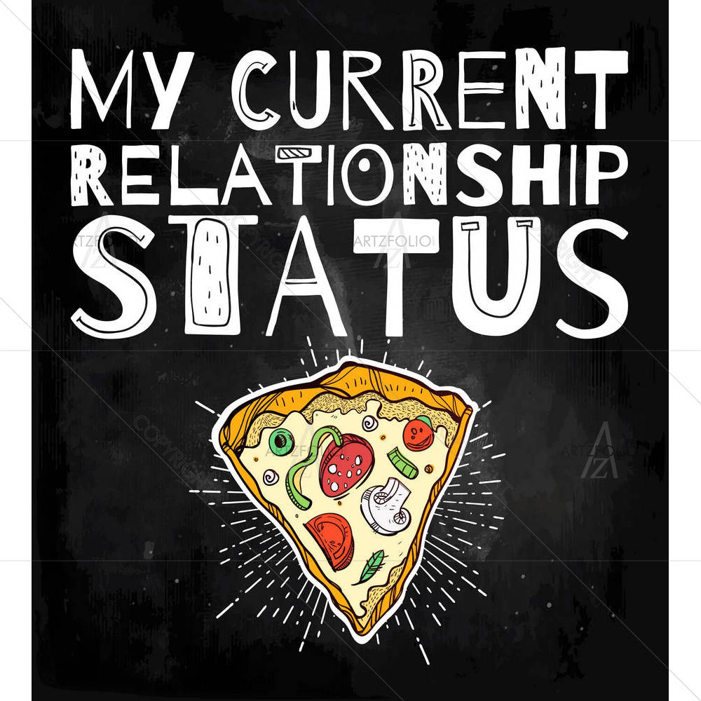 Funny Pizza Doodle Style — custom-size art design 5005620