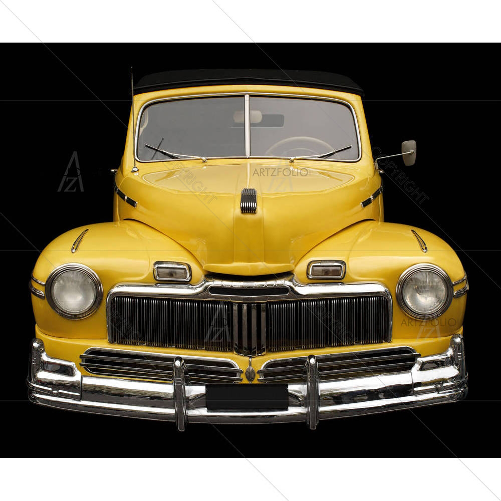 Antique Classic Car Image — Ancient custom art by ArtzFolio