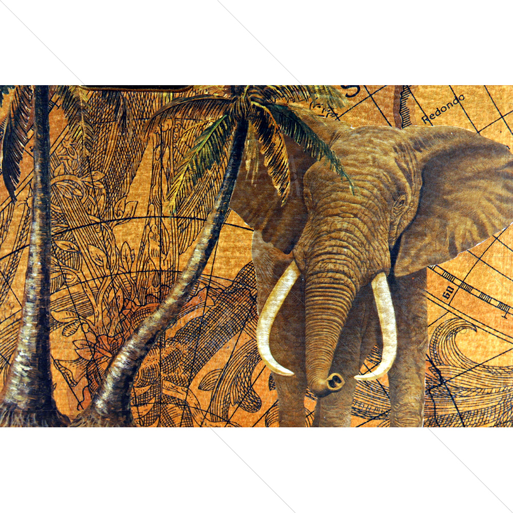 Ancient Explorators Discovering Earth — African custom art by ArtzFolio