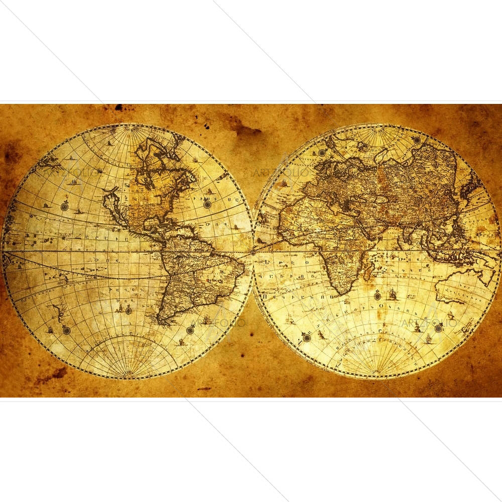 Old World Map, Armenia D2 — African custom art by ArtzFolio