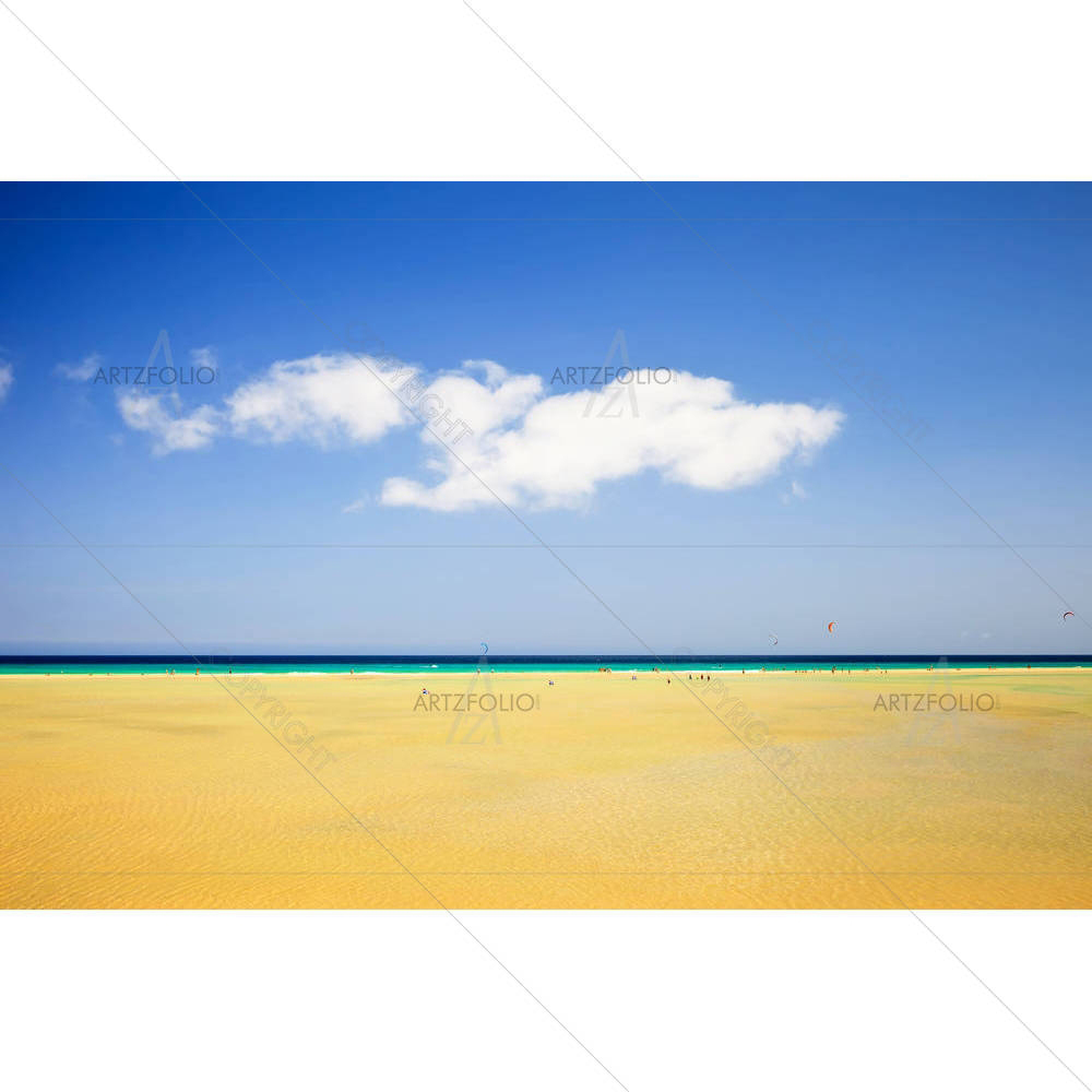 Beautiful Ocean Beach — custom-size art design 5005758