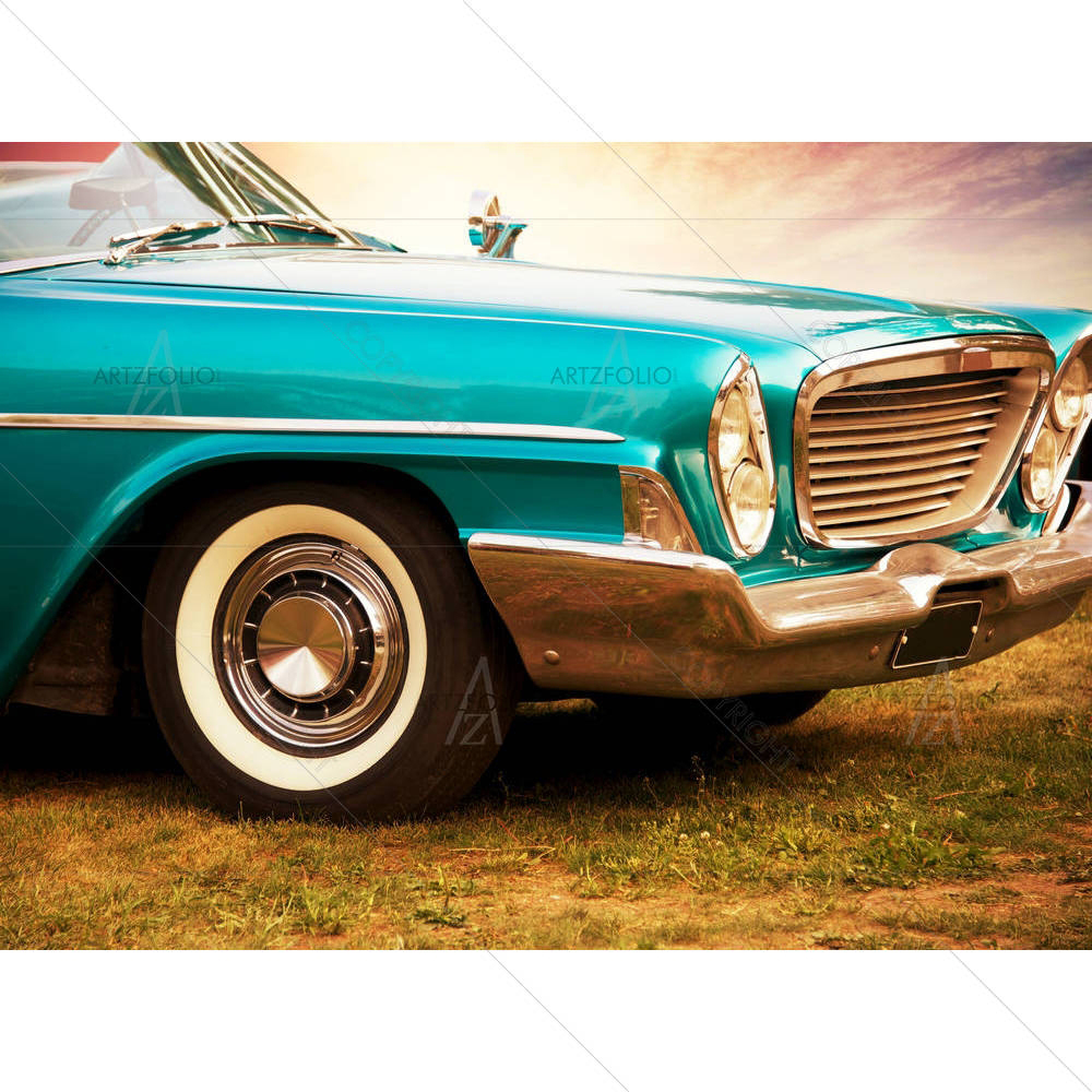 Retro Car Image D1 — custom-size art design 5005769