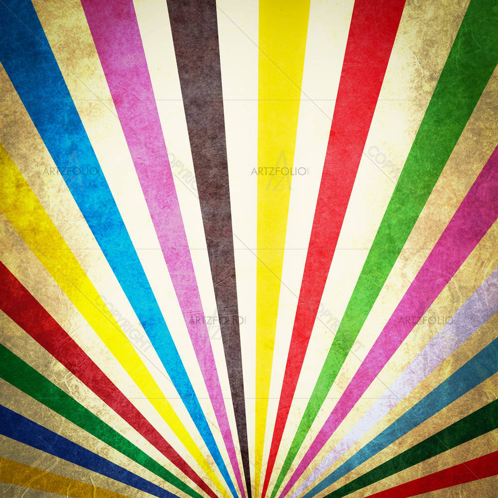 Multi Color Grunge Sunbeams — custom-size art design 5005807