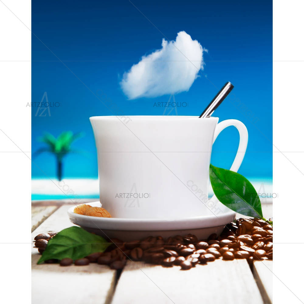 Aromatic Coffee & Beans — custom-size art design 5005816
