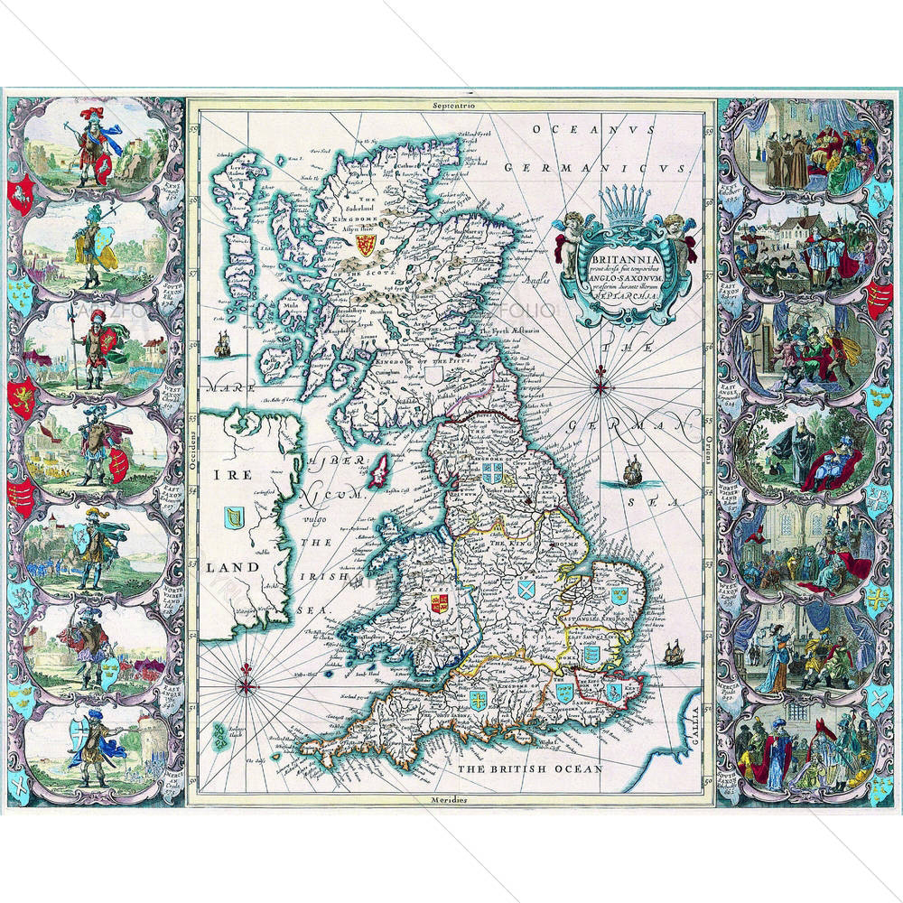Old Map D4 — custom-size art design 5005864