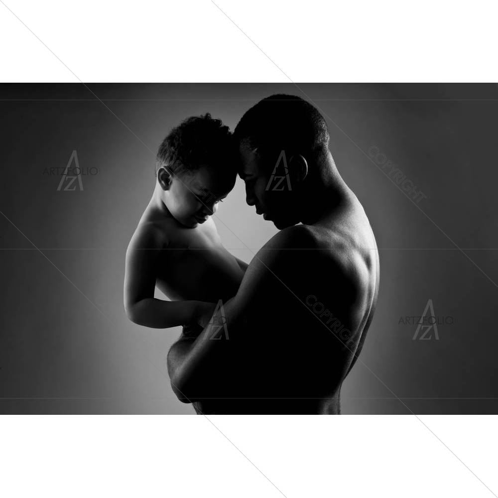 Father & Son — Baby custom art by ArtzFolio