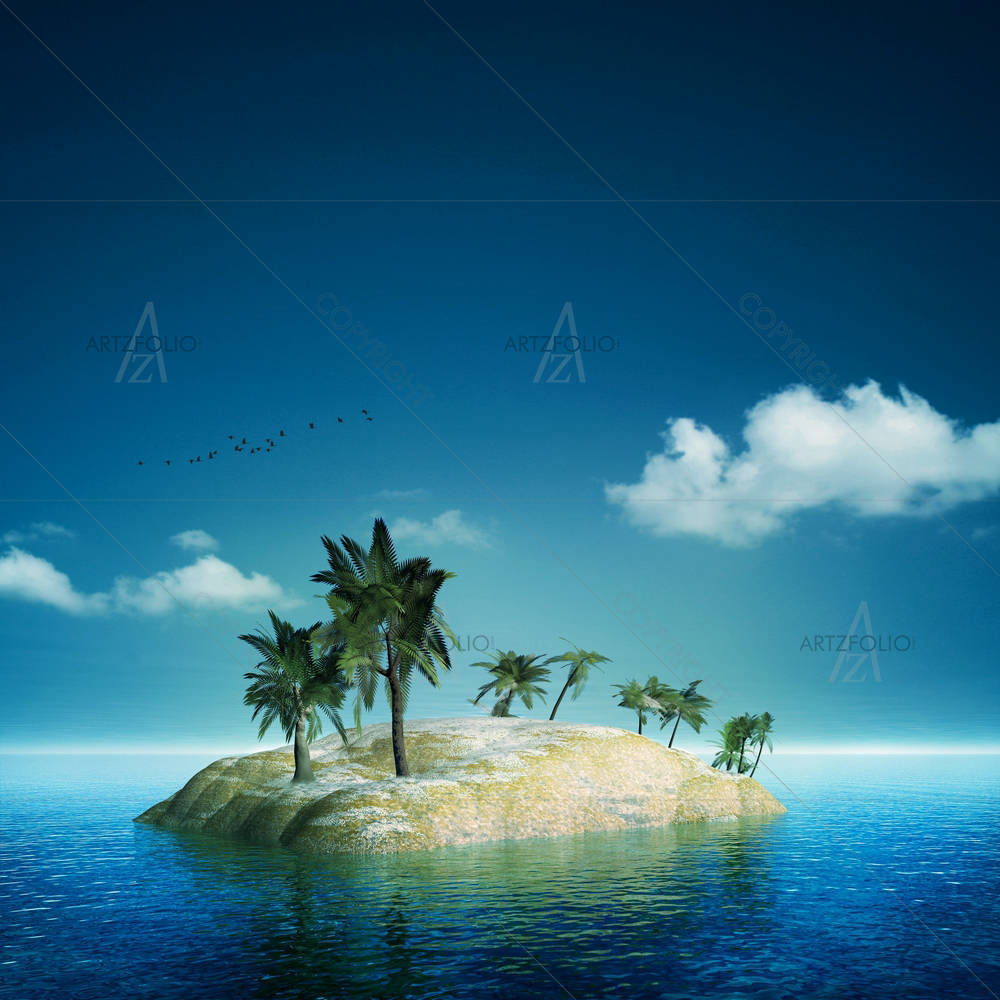 Abstract Sea & Ocean — custom-size art design 5005906