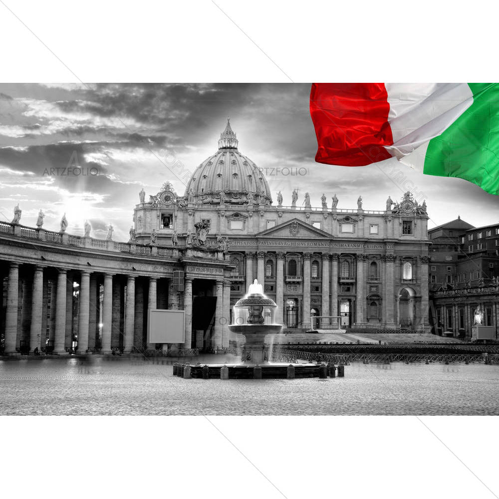 Basilica Di San Pietro, Vatican, Rome, Italy D2 — custom-size art design 5005925