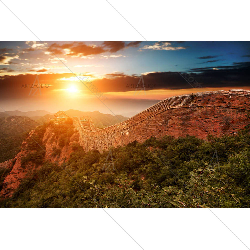 The Landmark Great Wall Of China & Beijing D3 — custom-size art design 5005932