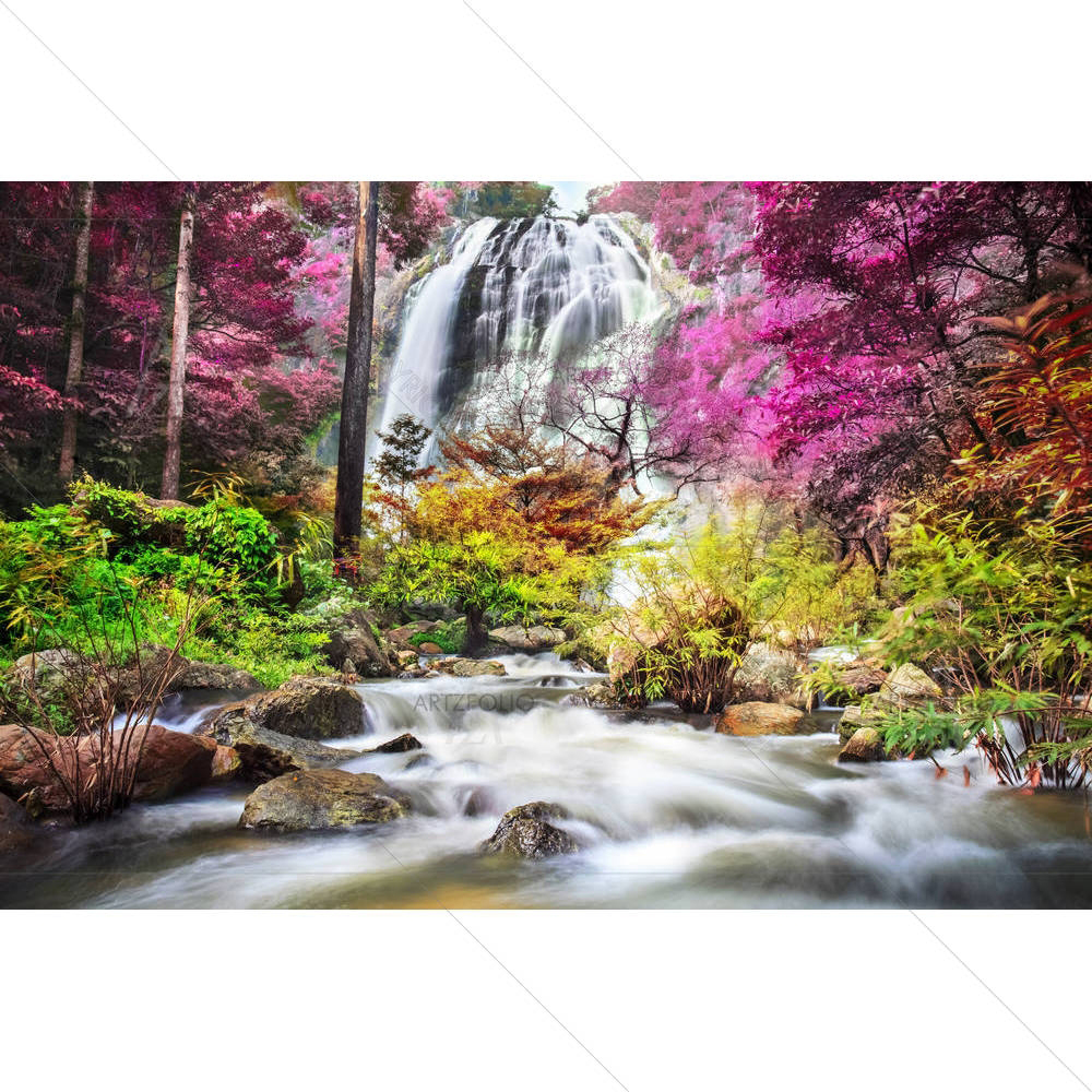 Klonglan Waterfall, Thailand — custom-size art design 5005937