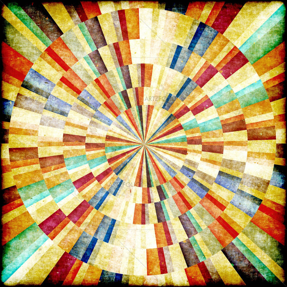 Multicolor Sunbeams D6 — custom-size art design 5005963