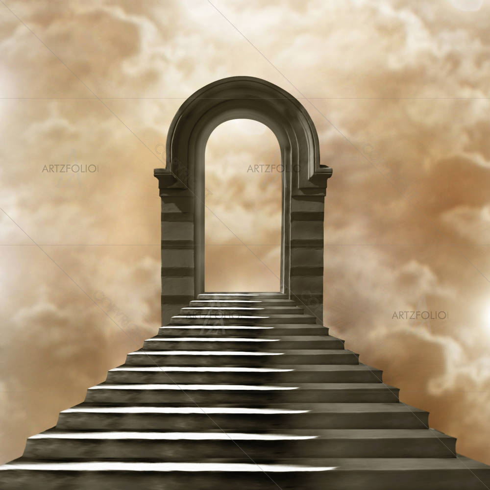 Light Leading to Heaven or Hell D2 — Devotional custom art by ArtzFolio
