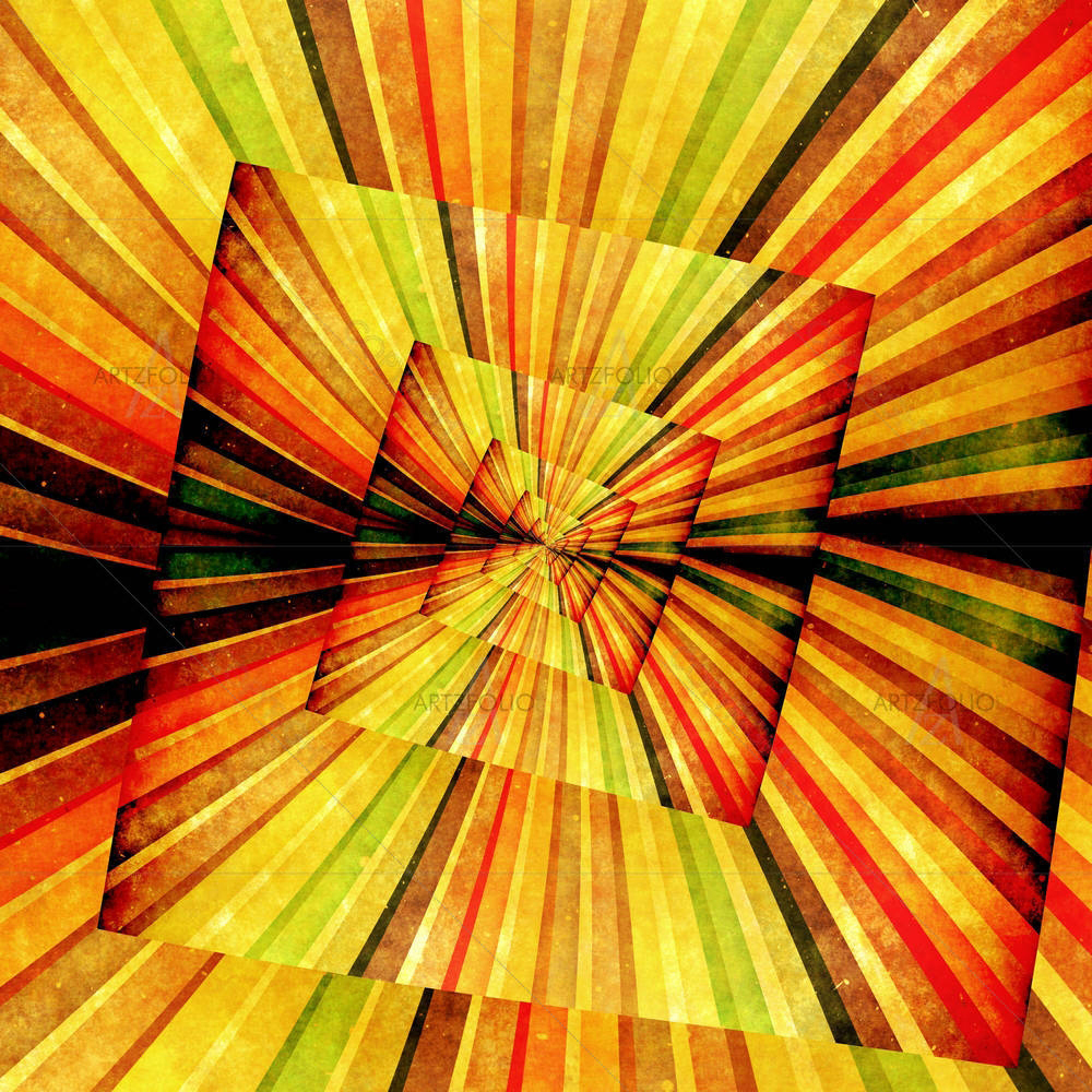 Multicolor Sunbeams D7 — custom-size art design 5005965