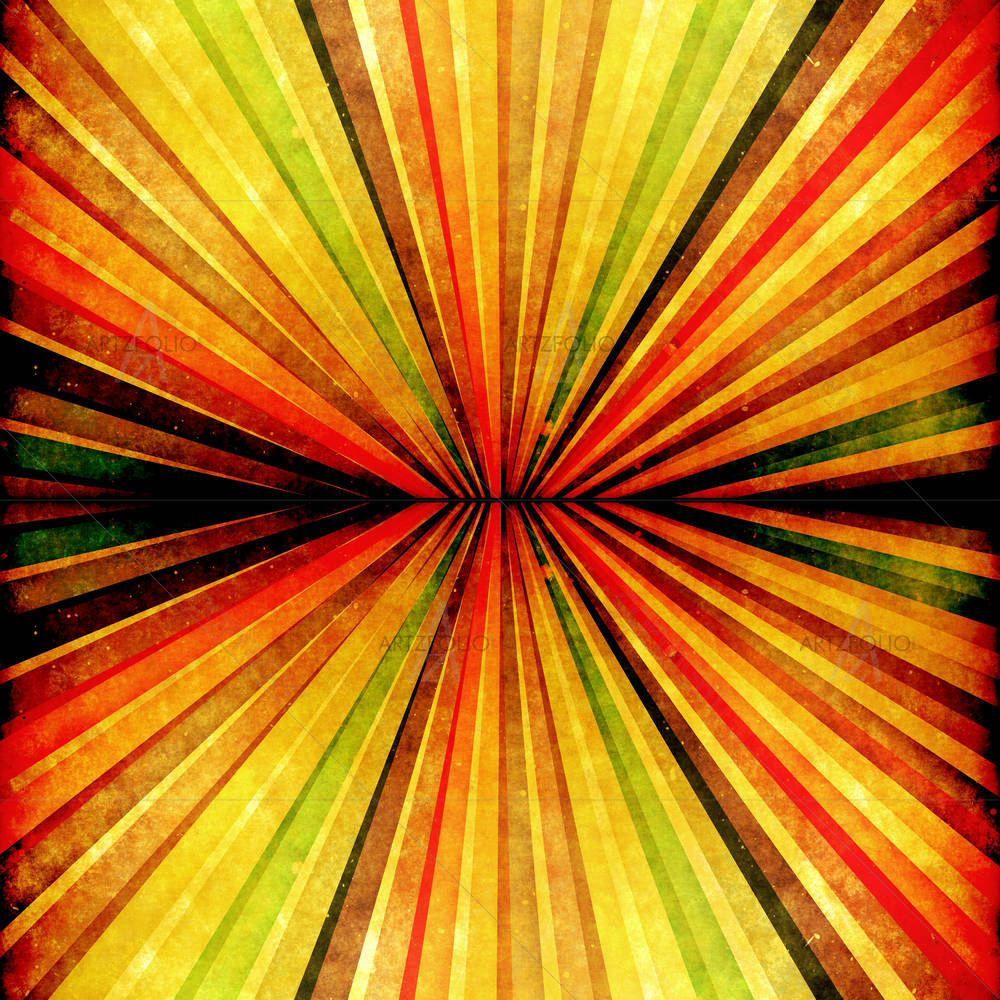 Multicolor Sunbeams D8 — Abstract custom art by ArtzFolio