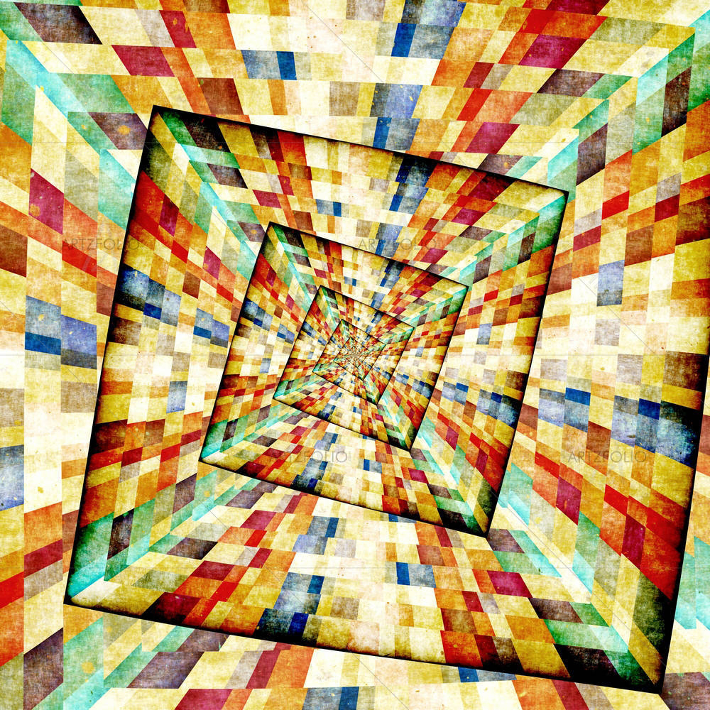 Multicolor Sunbeams D10 — custom-size art design 5005968