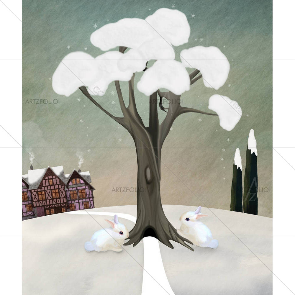 Lovely Winter — custom-size art design 5005977