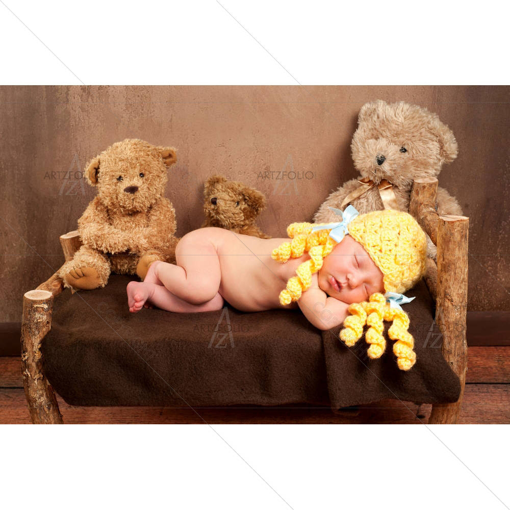 Newborn Baby Girl D2 — Asian custom art by ArtzFolio