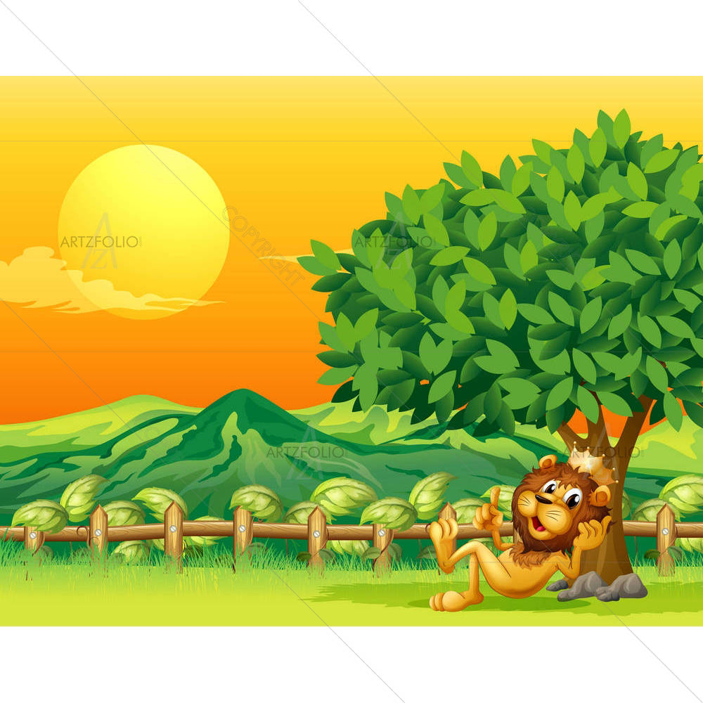 King Lion D1 — custom-size art design 5006013