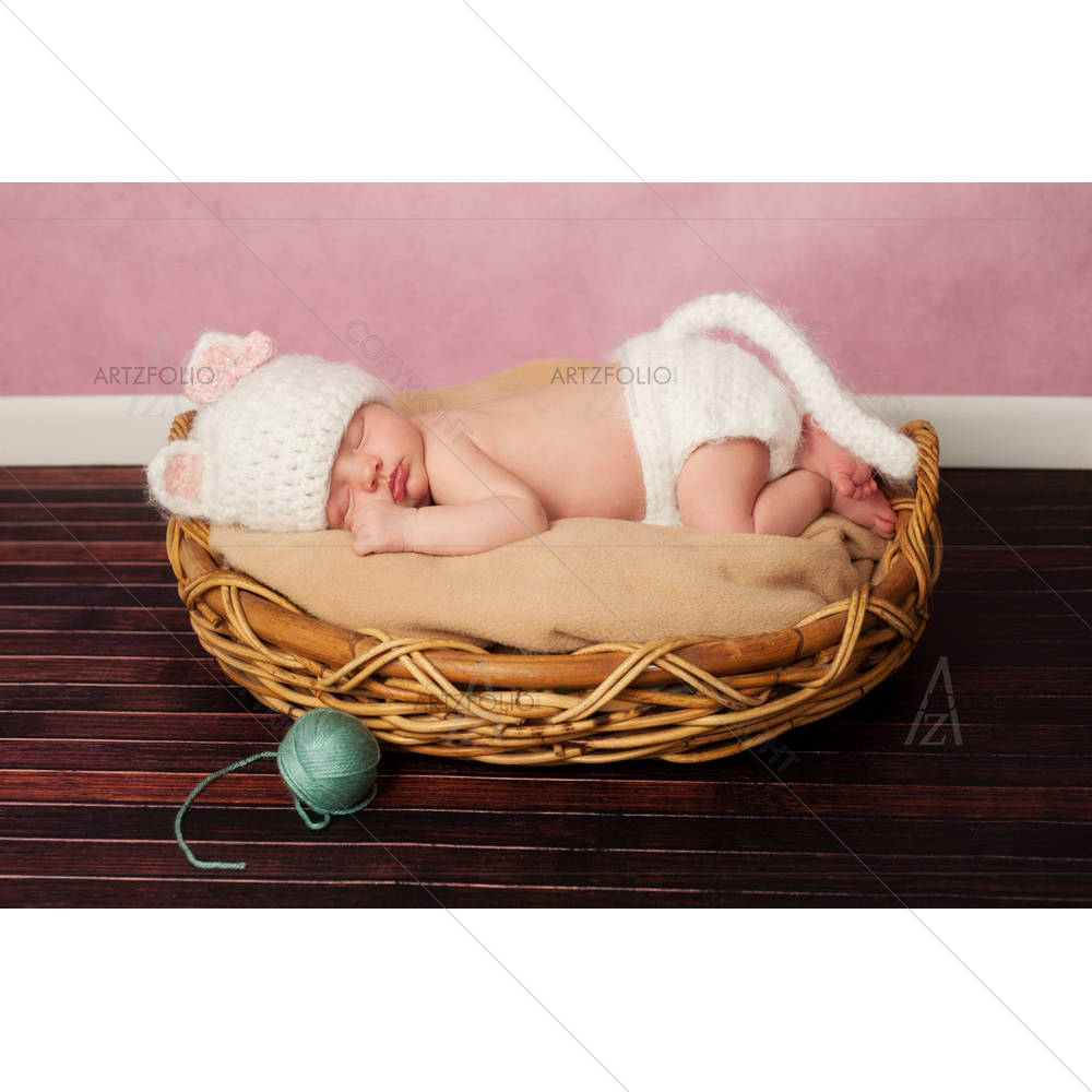 Newborn Baby Girl D11 — custom-size art design 5006109