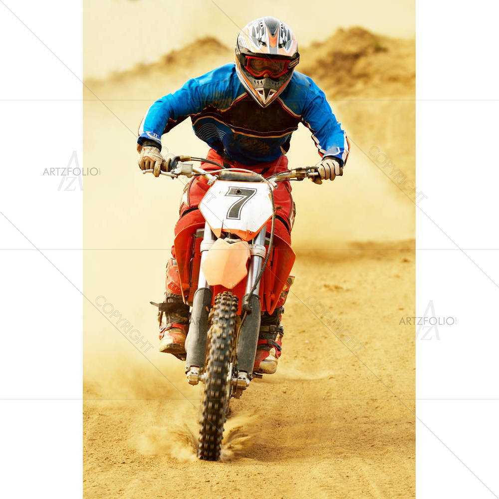 Motocross Bike Race Sport D1 — custom-size art design 5006111