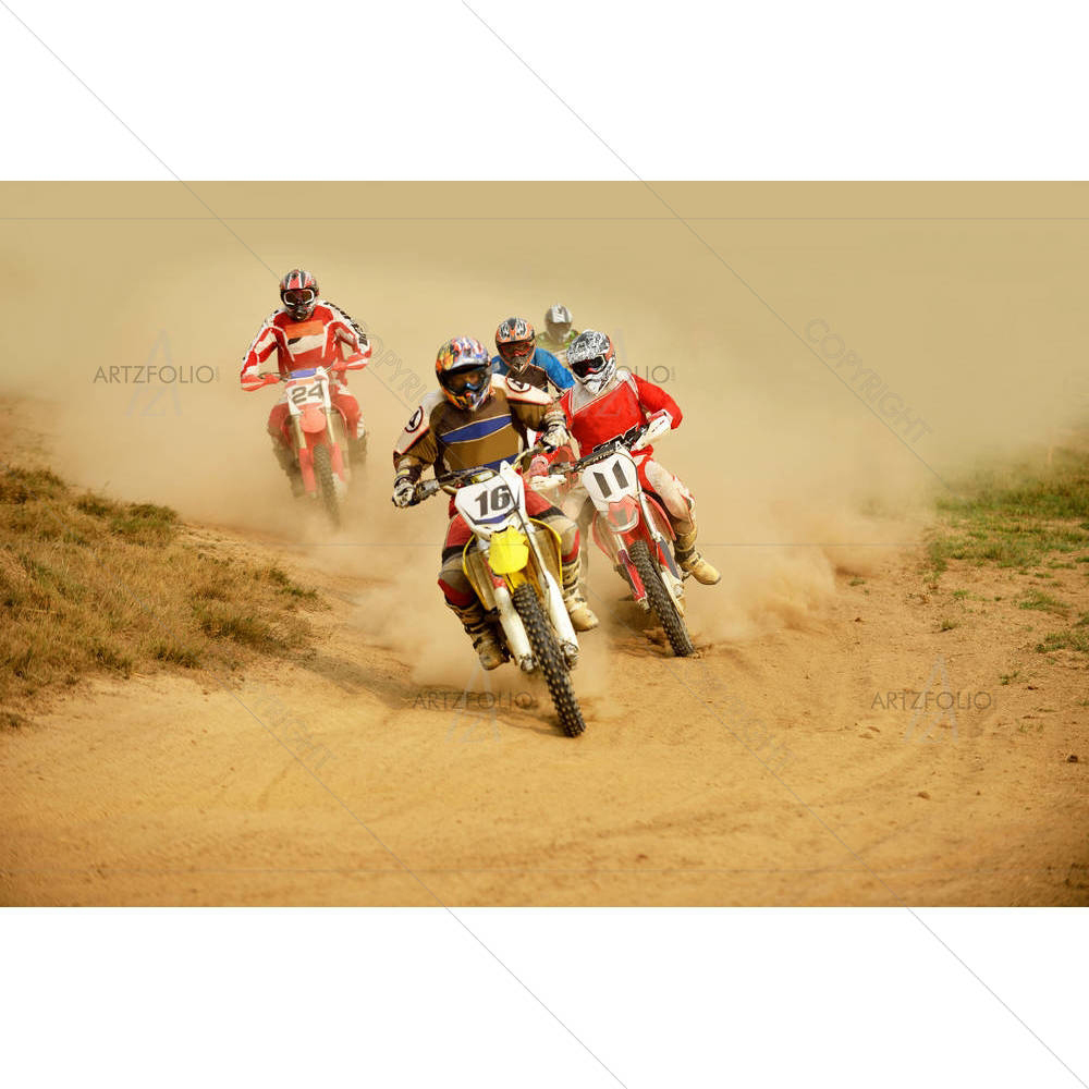 Motocross Bike Race Sport D2 — custom-size art design 5006112