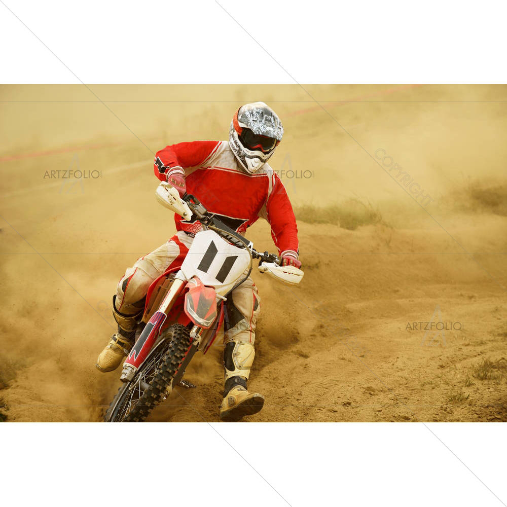 Motocross Bike Race Sport D3 — custom-size art design 5006113