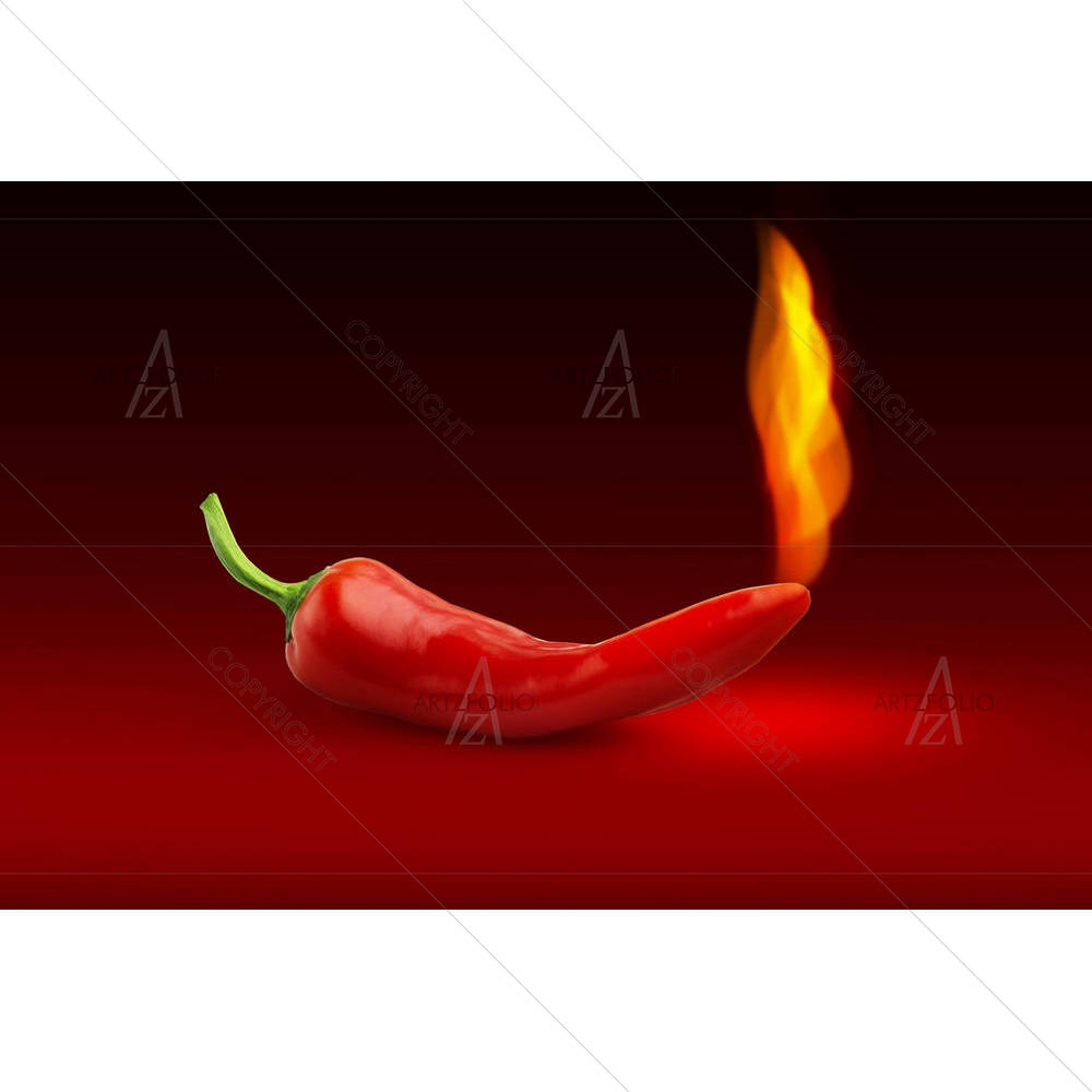 Image of Red Hot Chili Pepper — custom-size art design 5006119