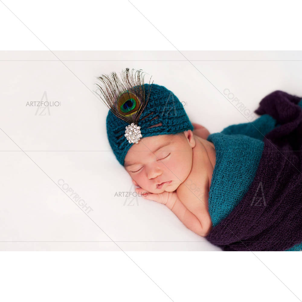 Newborn Baby Girl D14 — custom-size art design 5006151