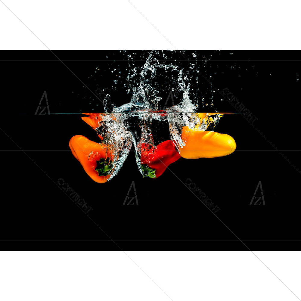 Splashing Paprika D2 — custom-size art design 5006202