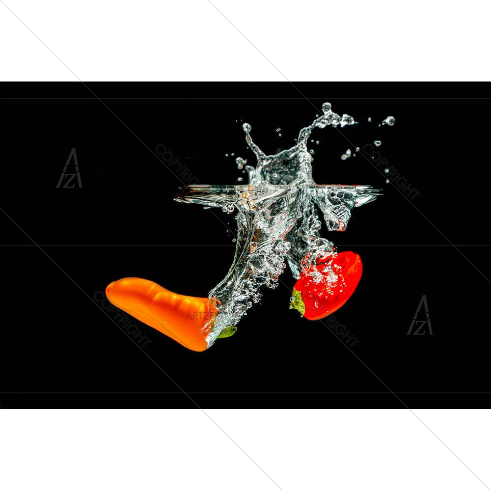 Splashing Paprika D3 — custom-size art design 5006203