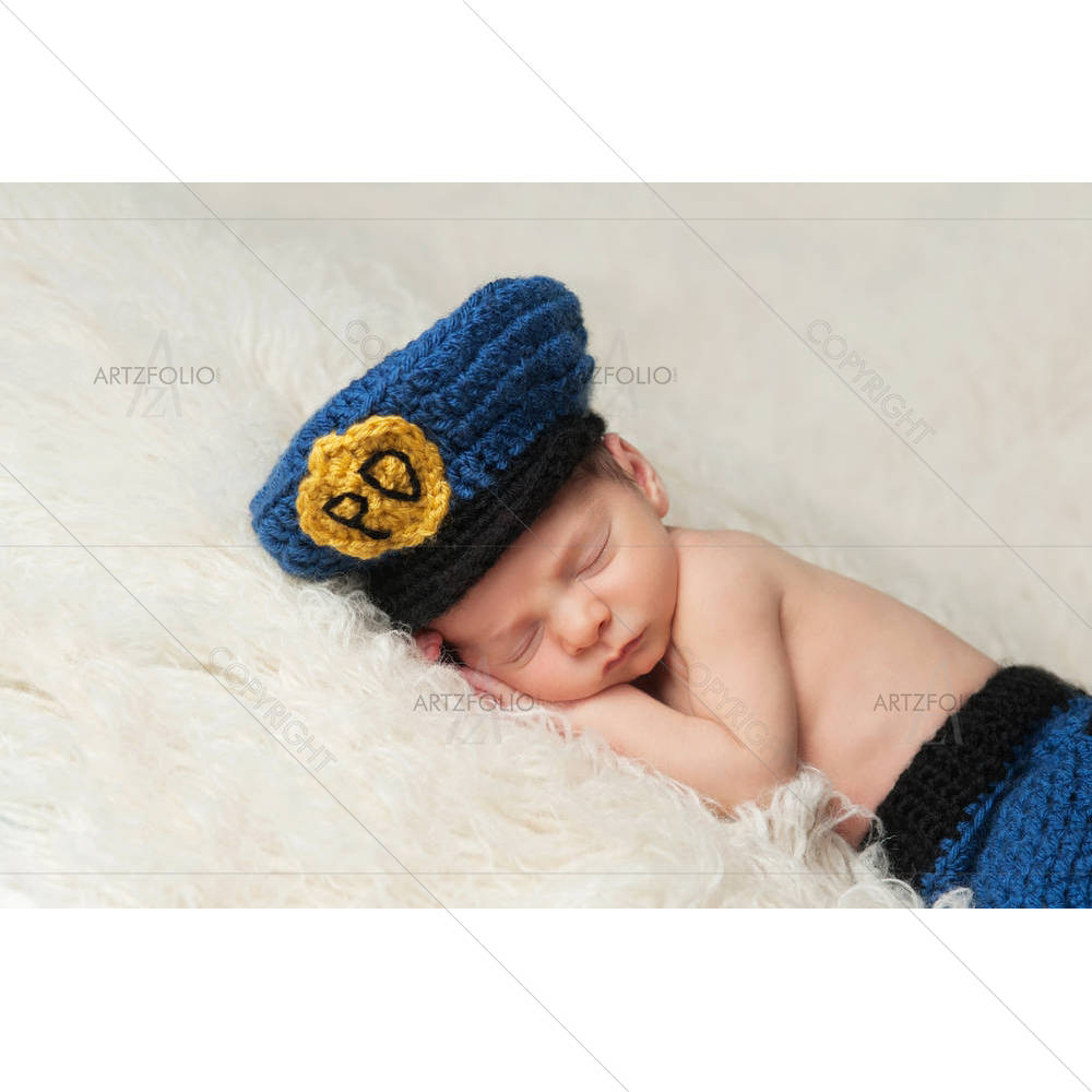 Sleeping Newborn Baby Boy D4 — custom-size art design 5006240