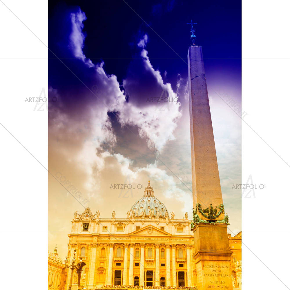 St. Peter In Vatrican, Rome — custom-size art design 5006257