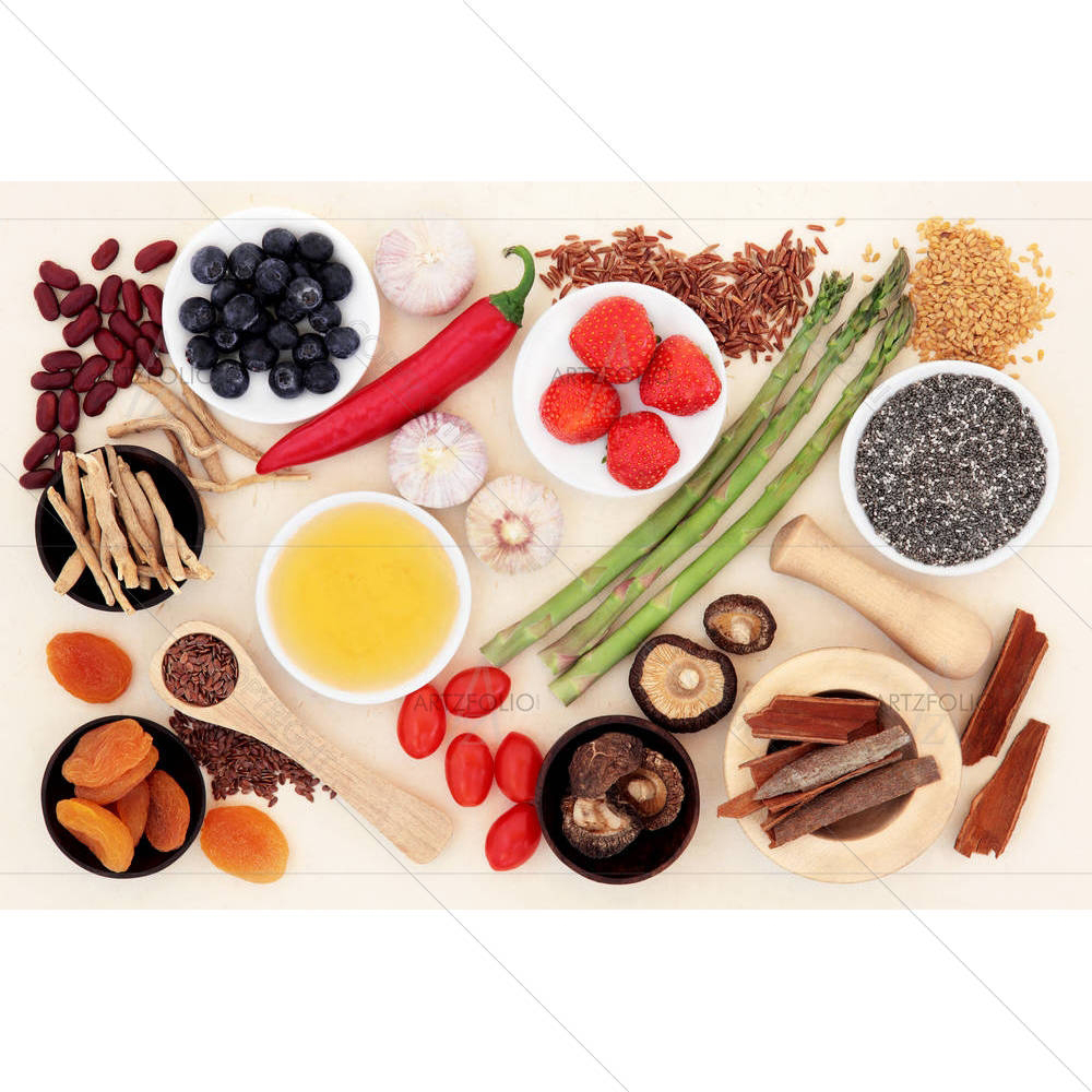 Super Foods — Abstract custom art by ArtzFolio
