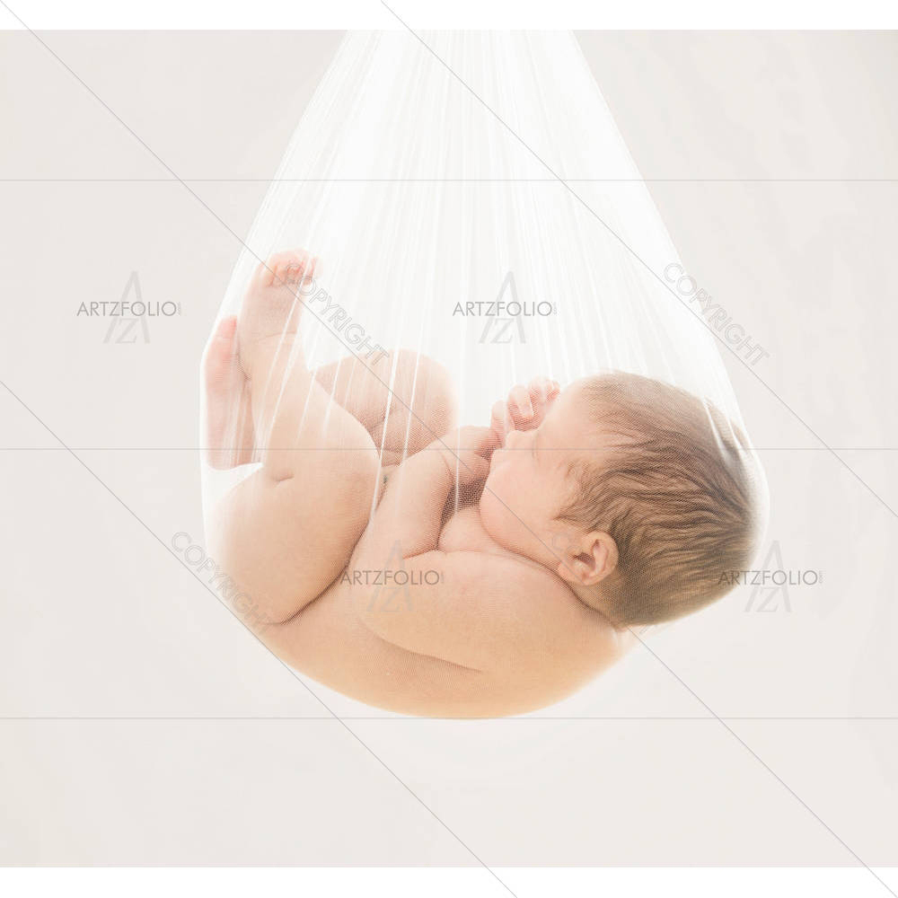 Birth Concept of New Born Child — custom-size art design 5006338