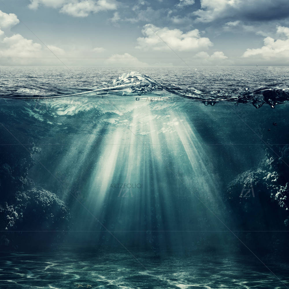 Marine Ladscape — custom-size art design 5006340
