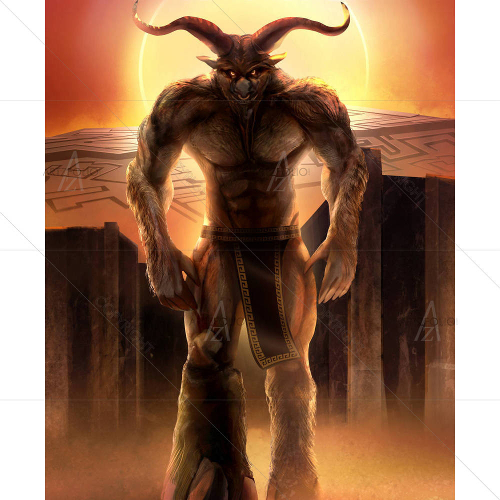 Minotaur — custom-size art design 5006375