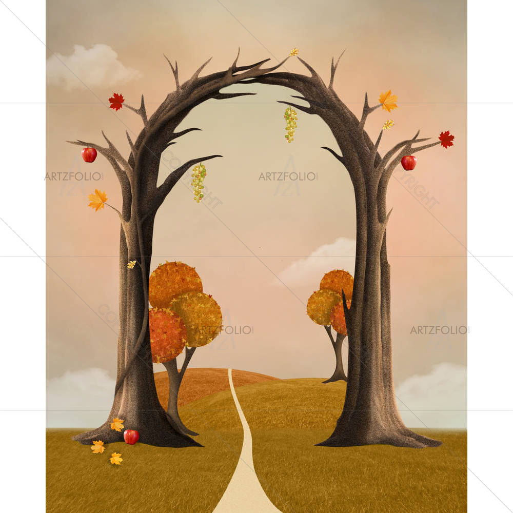 Autumnal Landscape — Landscapes custom art by ArtzFolio