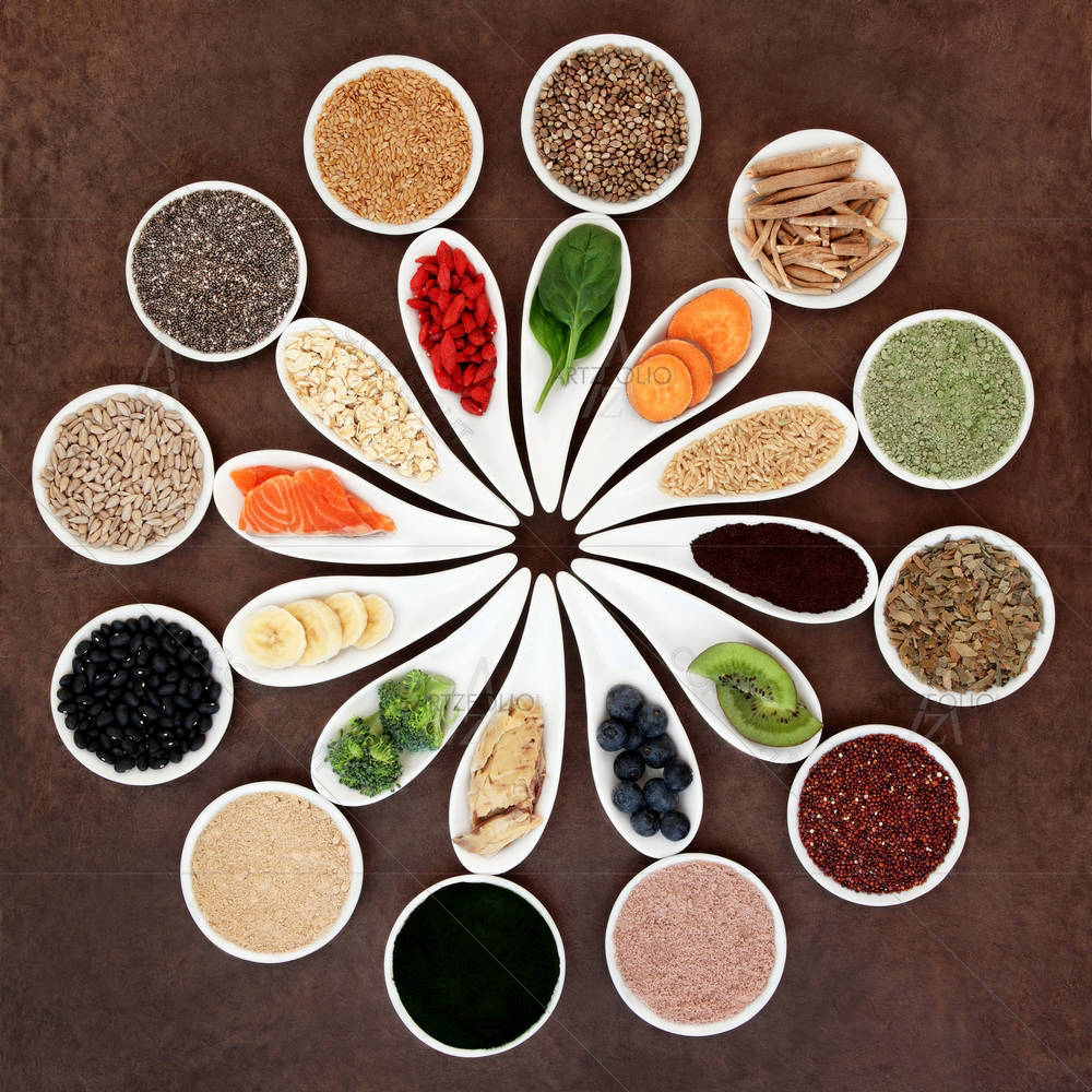 Food Selection Art Display D2 — Botanical custom art by ArtzFolio