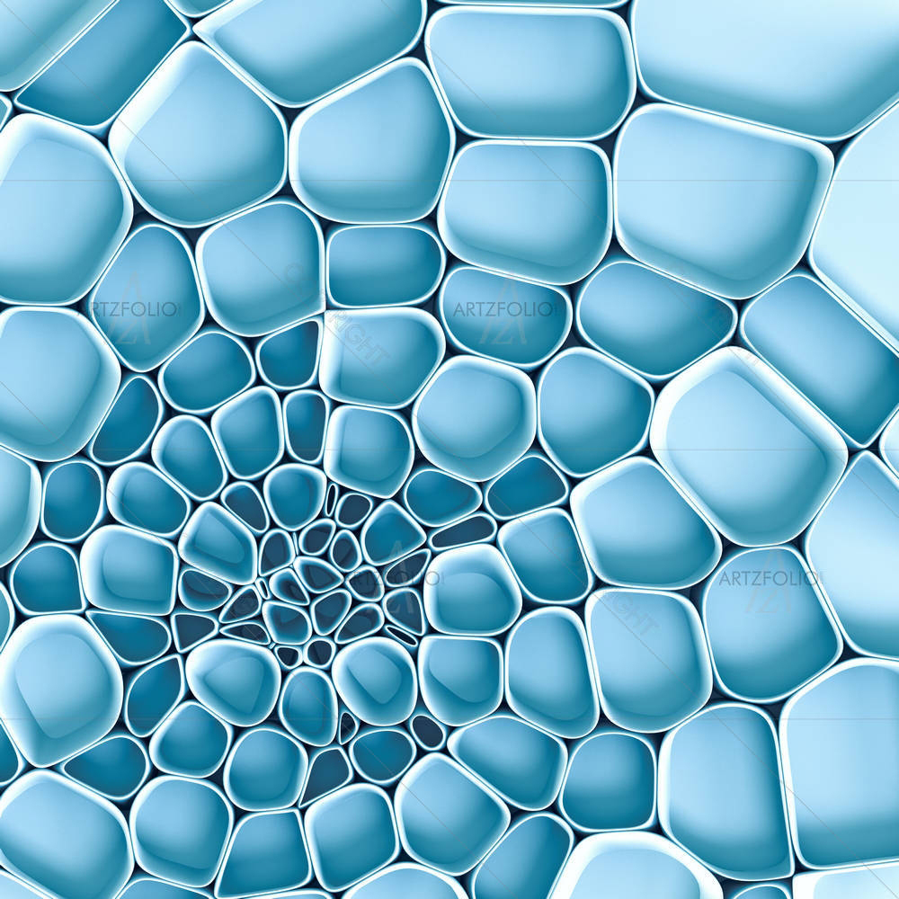 Abstract Blue D1 — custom-size art design 5006423
