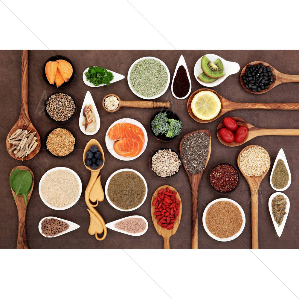 Food Selection Art Display D4 — custom-size art design 5006426