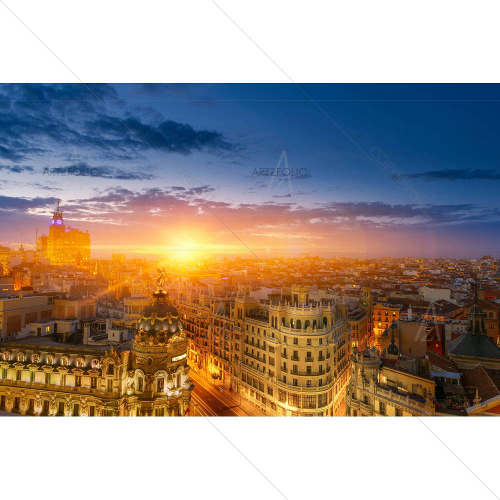 Madrid, Capital City of Spain — custom-size art design 5006438