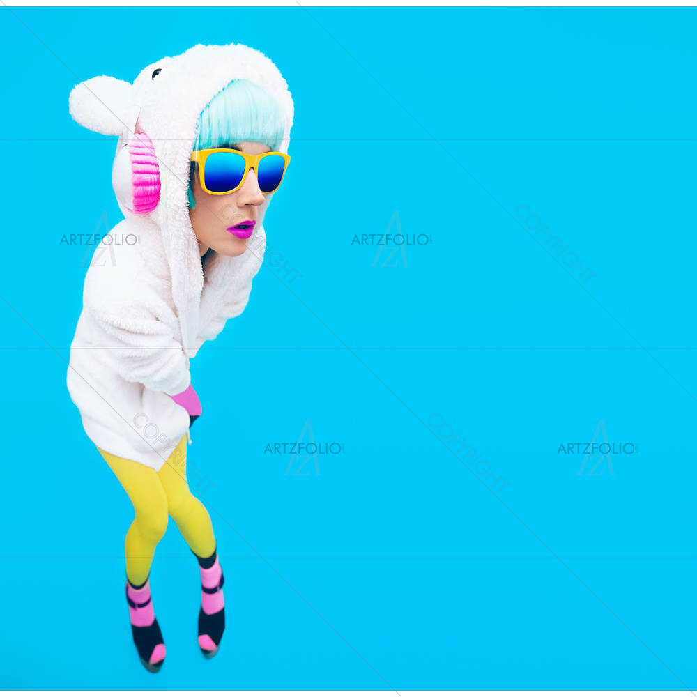 Teddy Bear Girl — Asian custom art by ArtzFolio