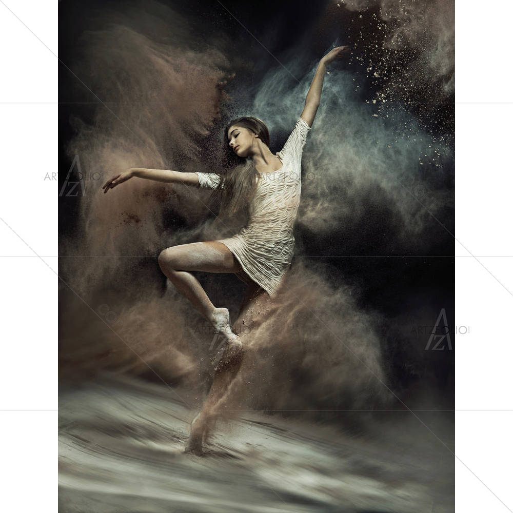 Pretty Ballet Dancer — custom-size art design 5006472