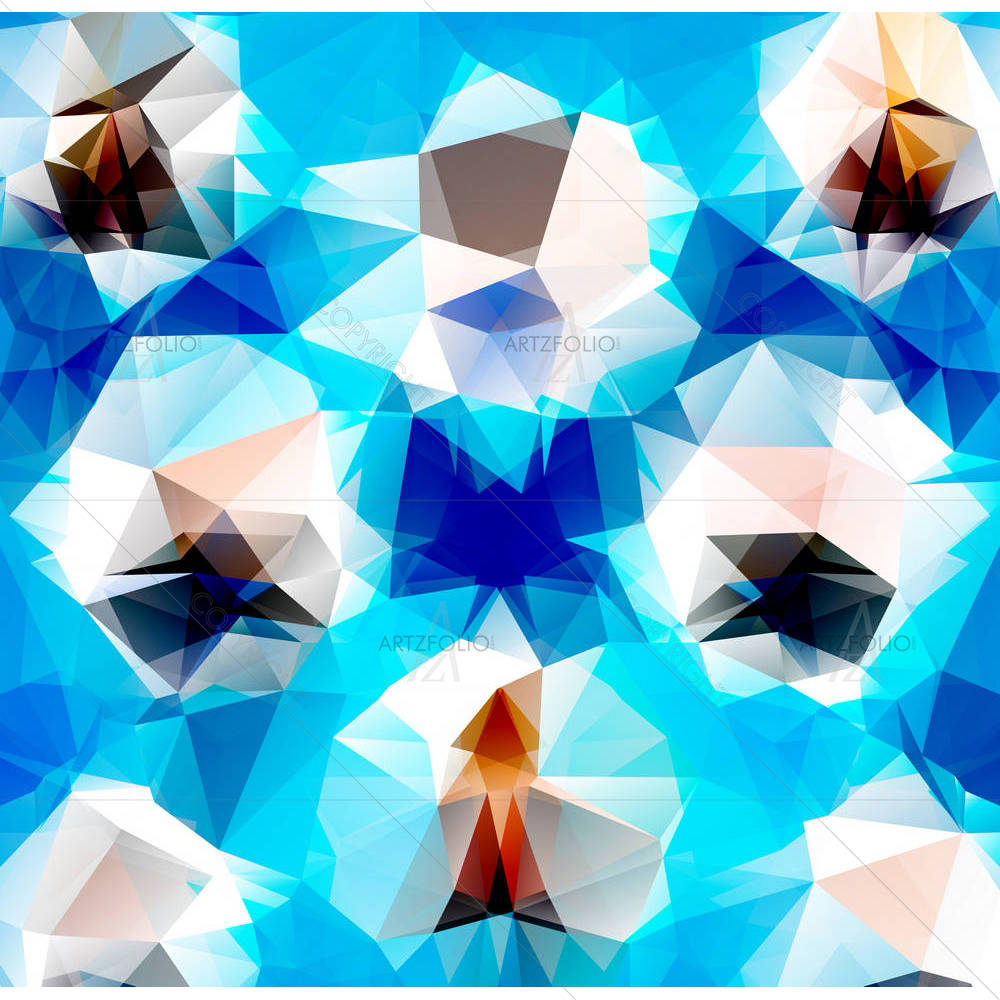 Triangle Mosaic — Abstract custom art by ArtzFolio